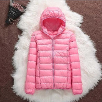 Parka duvet femme chaud à capuche