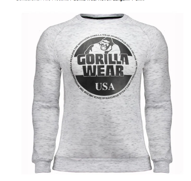 T-shirt manches longues homme design gorille cool