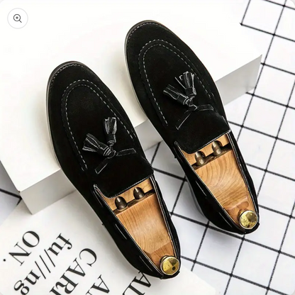 Herren Pantoffel Vintage Leder - IdealeKleiden