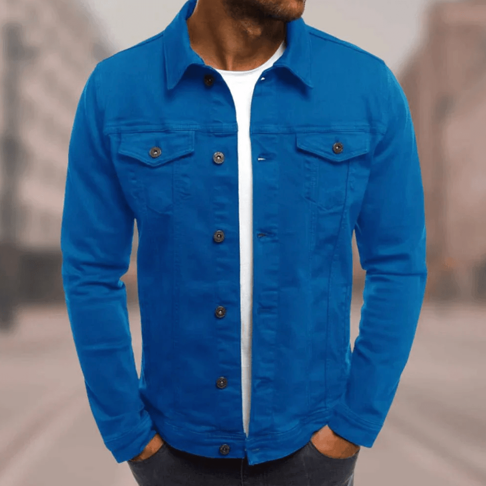 Veste en jean pour homme style Philipe moderne