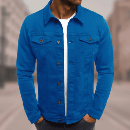 Veste en jean pour homme style Philipe moderne
