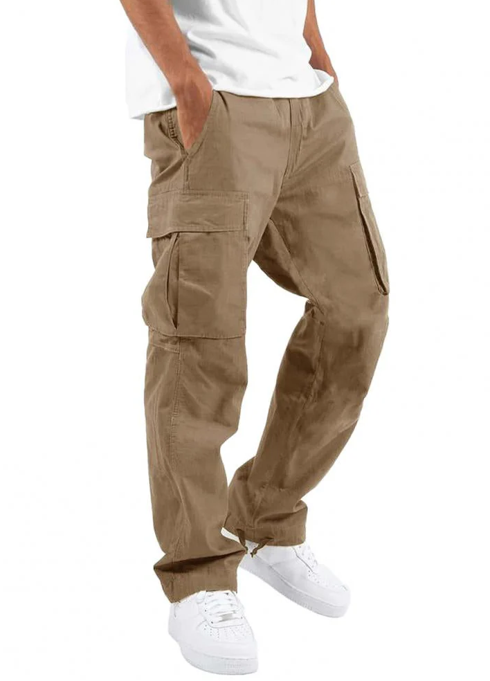 Pantalon cargo confortable et élastique