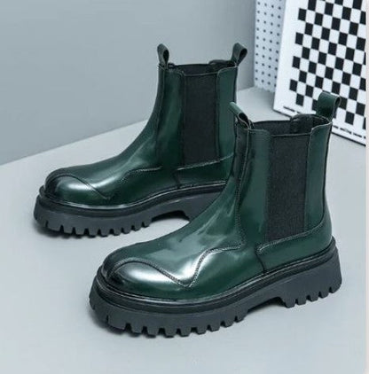 Bottes en cuir noires élégantes pour femme