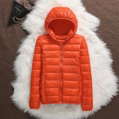 Parka duvet femme chaud à capuche
