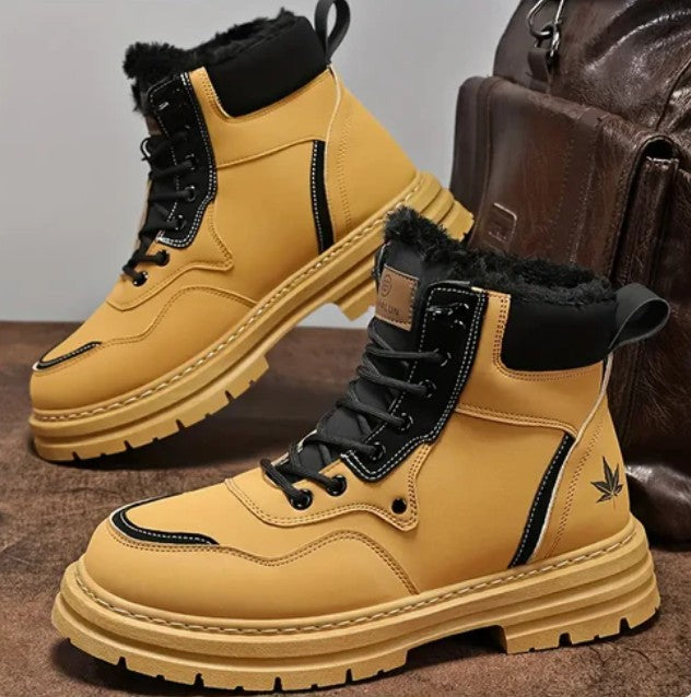 Bottes de neige pour hommes chaudes et isolées