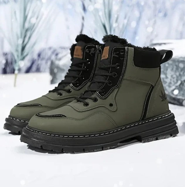 Bottes de neige pour hommes chaudes et isolées
