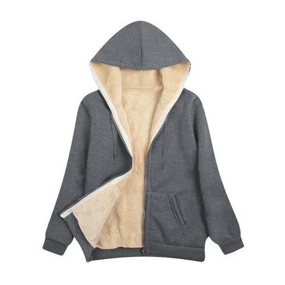 Doudoune femme capuche fausse fourrure doublée
