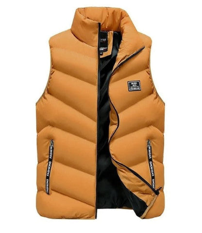 Veste mi-saison sans manches moderne pour homme