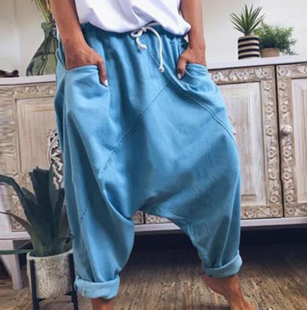 Pantalon hippie coloré pour homme, style bohème