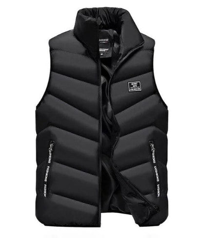 Veste mi-saison sans manches moderne pour homme