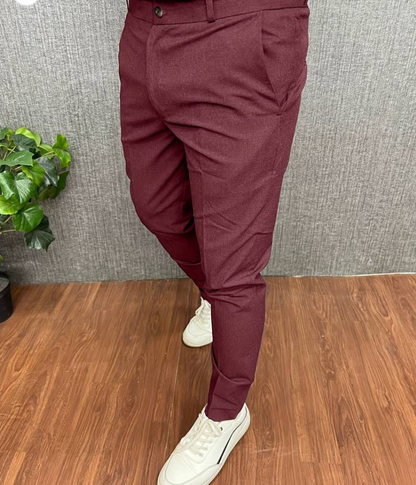 Pantalons habillés pour hommes coupe slim