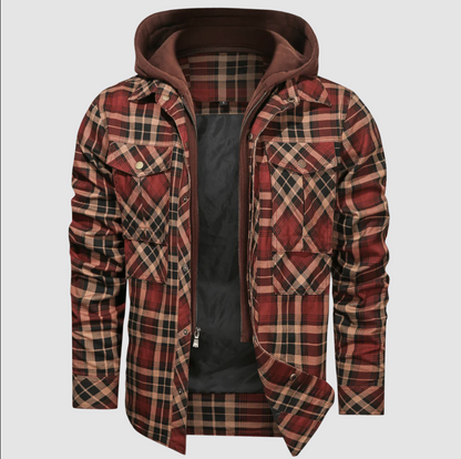 Veste à Carreaux Homme Classique Moderne