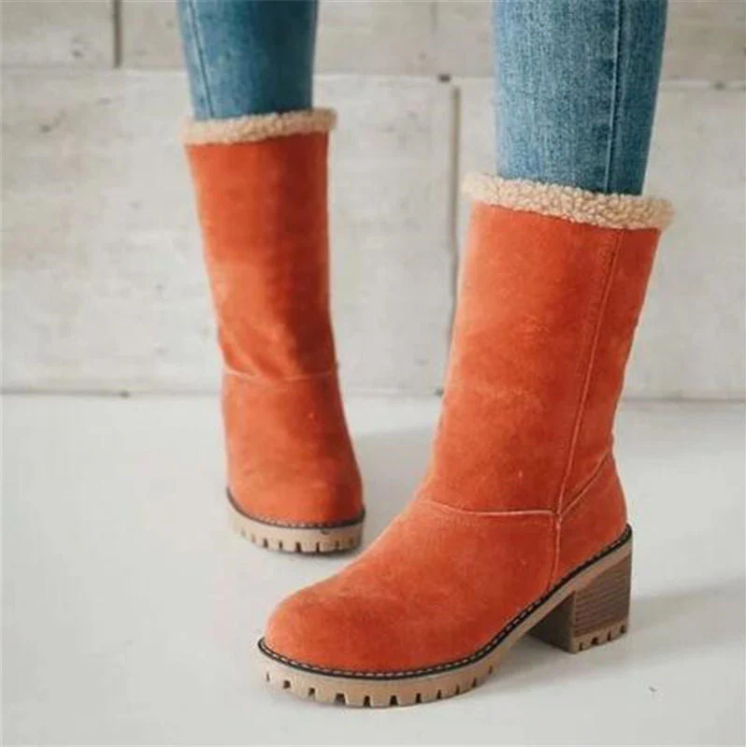 Chaussures d'hiver chaudes Bottes de neige pour femmes