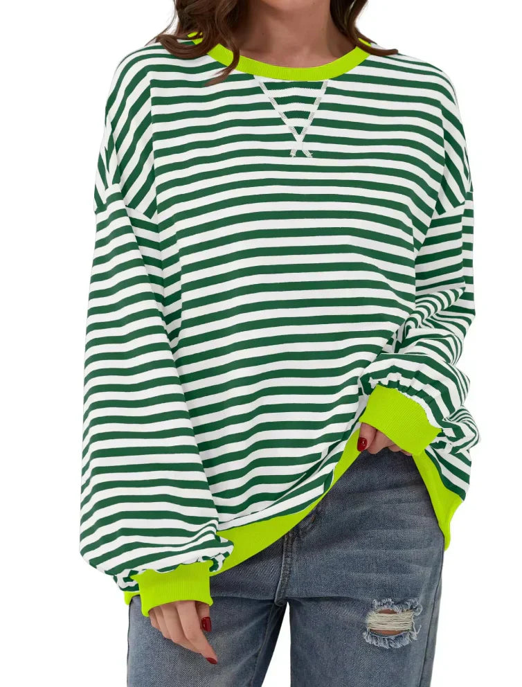 Helena Pull rayé style moderne