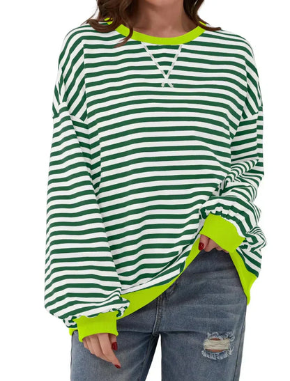Helena Pull rayé style moderne
