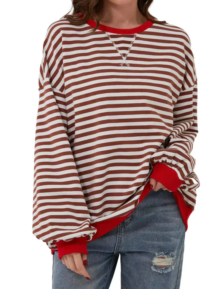 Helena Pull rayé style moderne