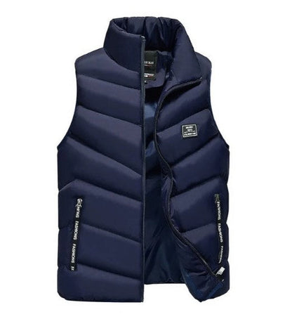 Veste mi-saison sans manches moderne pour homme