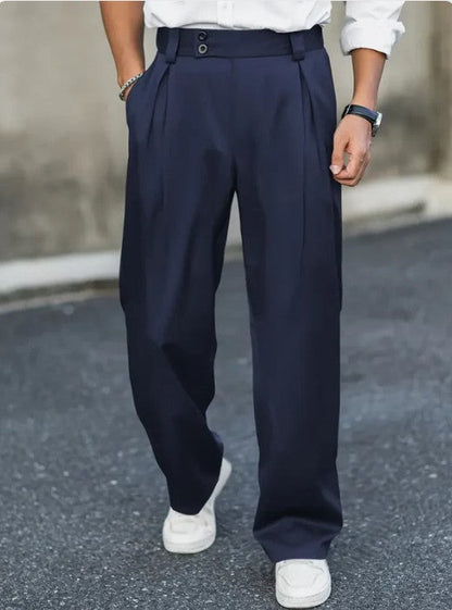 Pantalon homme confortable coupe ample