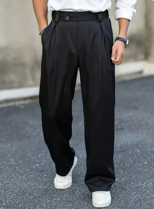 Pantalon homme confortable coupe ample