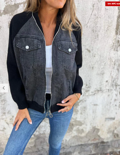 Veste en jean tendance pour femme