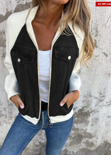 Veste en jean tendance pour femme