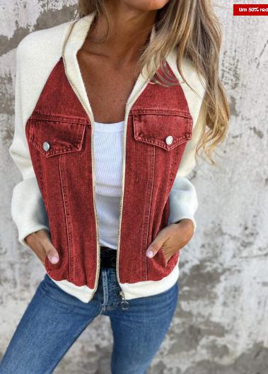 Veste en jean tendance pour femme