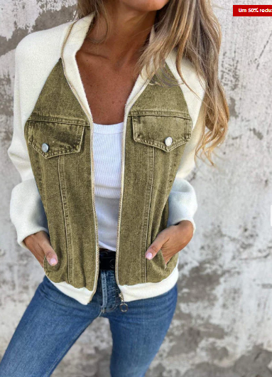 Veste en jean tendance pour femme