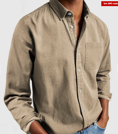 Chemise homme en coton pour l'été