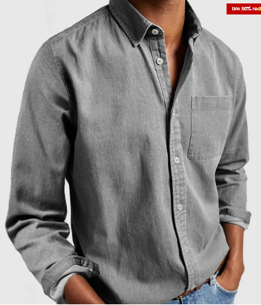 Chemise homme en coton pour l'été