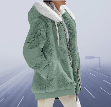 Weiche Winterjacke Damen Slim Fit - IdealeKleiden