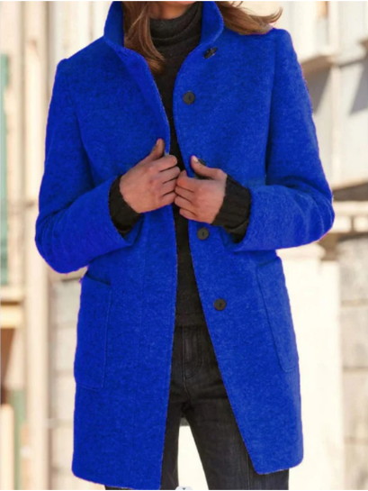 Manteau élégant à boutons pour femme