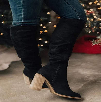 Bottes Femme Élégantes Cuir
