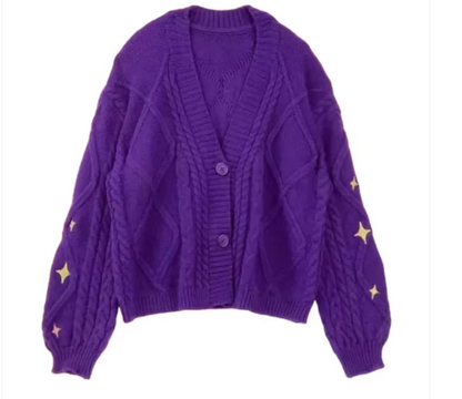 Pull tricoté rétro pour femmes classique