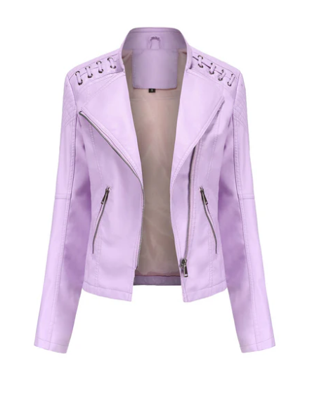 Sani - Veste en cuir élégante pour femme