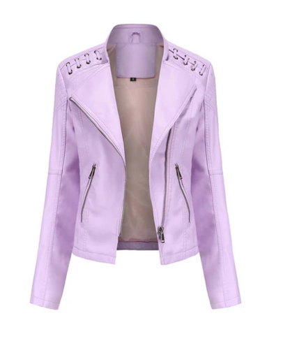 Sani - Veste en cuir élégante pour femme