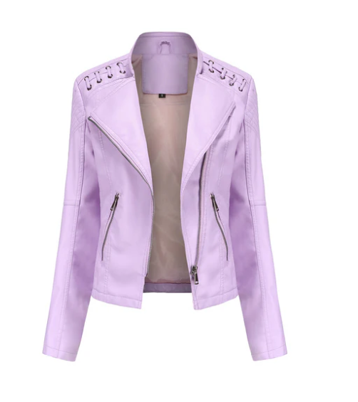 Sani - Veste en cuir élégante pour femme