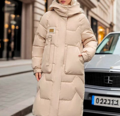 Longue Parka d'hiver chaude pour femme