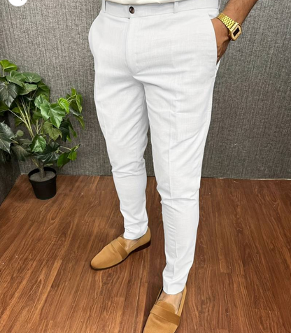 Pantalons habillés pour hommes coupe slim