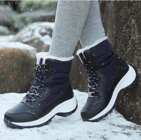 Warme Winterstiefel Plus Größe Pelzbesatz - IdealeKleiden