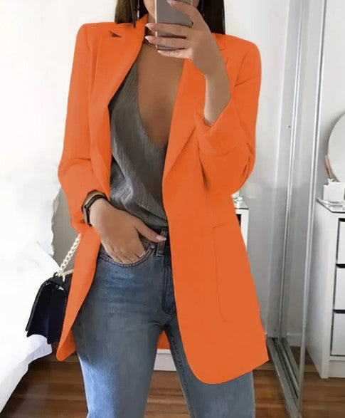 Zoe - Oversized Freizeitjackett Relaxed Fit - IdealeKleiden