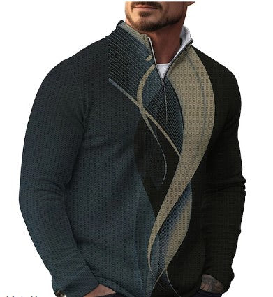 Pull décontracté pour homme avec imprimés sympas