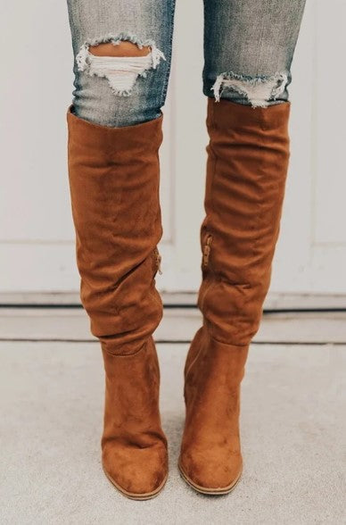 Bottes Femme Élégantes Cuir