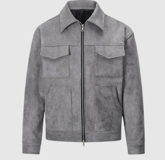 Blouson en cuir homme style motard classique
