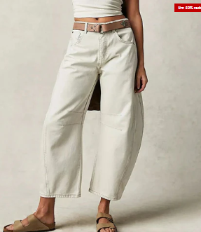 Jean femme confortable coupe ample confort