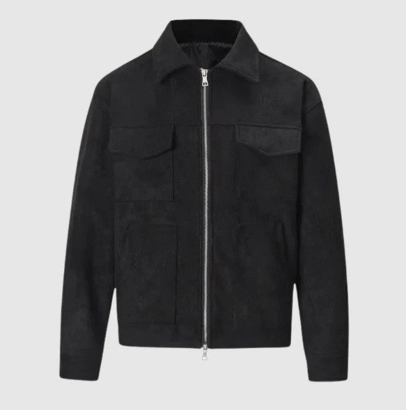 Blouson en cuir homme style motard classique