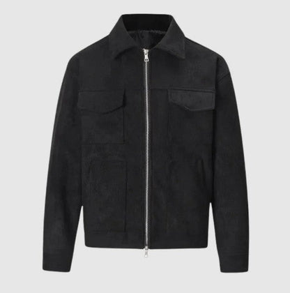 Blouson en cuir homme style motard classique