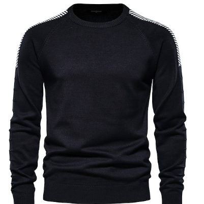 Pull-over homme chaud col rond design