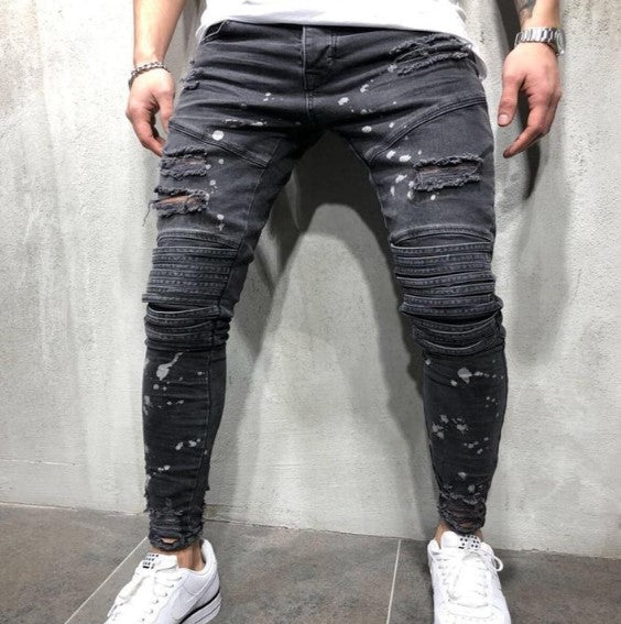 Jeans homme déchiré style tendance