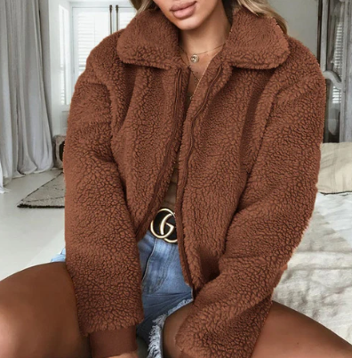 Manteau d'hiver douillet et chaud pour femme