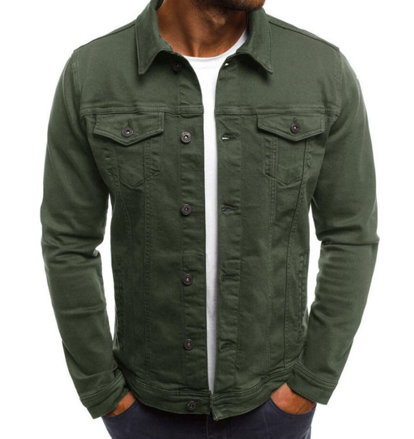 Veste homme en cuir moderne décontractée